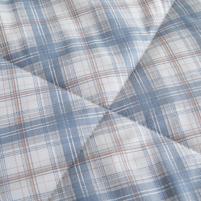 91家纺网 家纺一手货源 找家纺 织雅漫 2026新款水洗棉夏被空调被夏凉被 知夏-天蓝