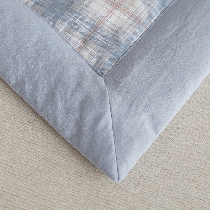 91家纺网 家纺一手货源 找家纺 织雅漫 2026新款水洗棉夏被空调被夏凉被 知夏-天蓝