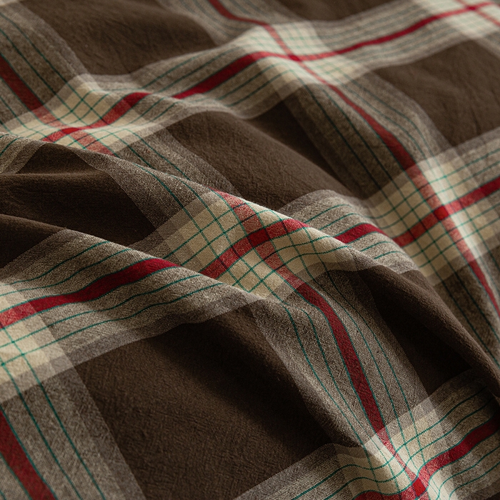 91家纺网 家纺一手货源 找家纺 喜四方 2026新款全棉色织水洗棉四件套 欧瑞