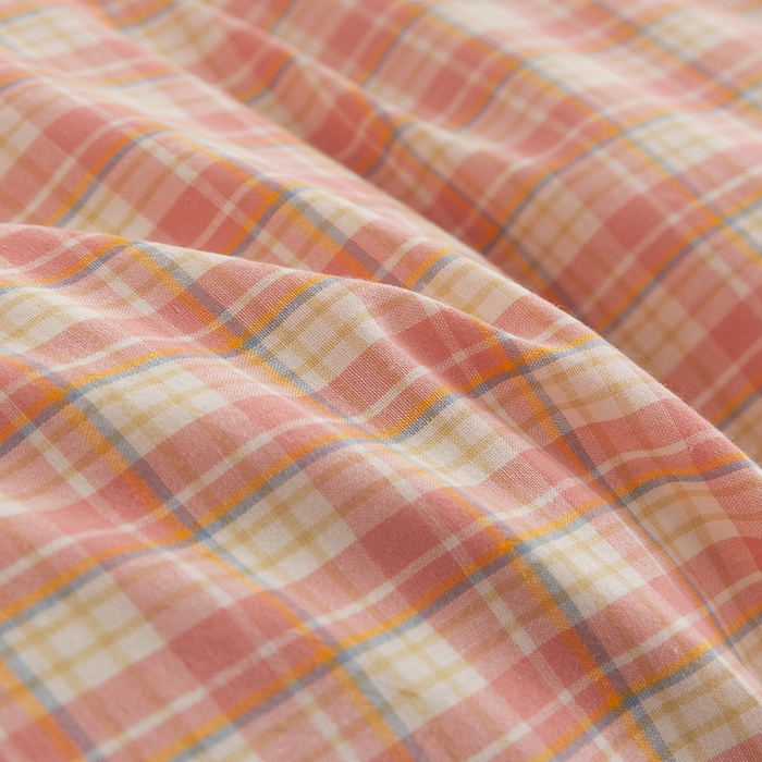 91家纺网 家纺一手货源 找家纺 喜四方 2026新款全棉色织水洗棉四件套 小城故事