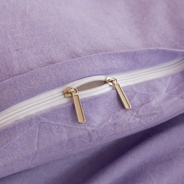 91家纺网 家纺一手货源 找家纺 喜四方 2026新款100%全棉纯棉色织水洗棉花边工艺款四件套-系列一 西西里