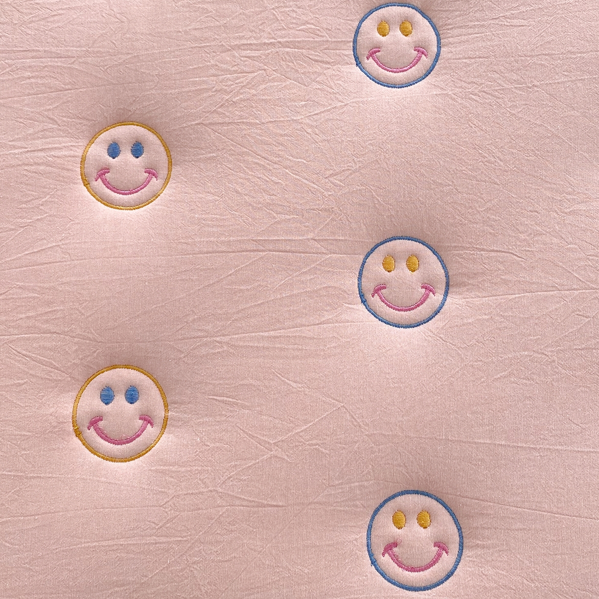 91家纺网 家纺一手货源 找家纺 尊康家纺（原磊科） 2026新款全棉水洗棉色织大豆棉床笠-艾薇儿系列 艾薇儿-粉玉