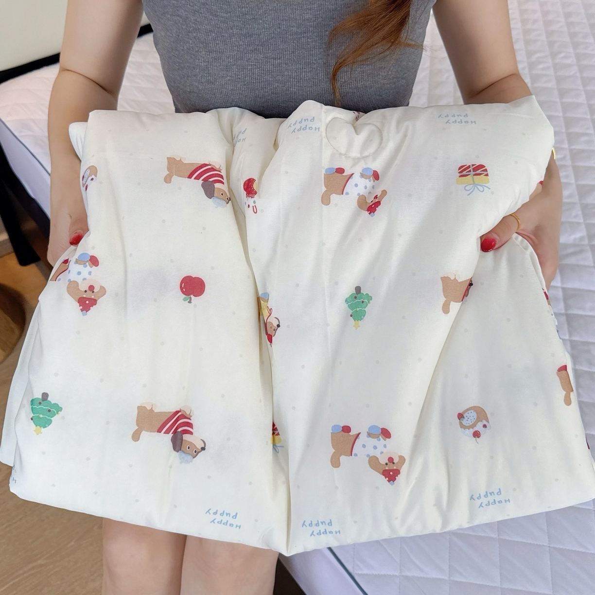 91家纺网 家纺一手货源 找家纺 （总）兜米家居 2026春夏新款A类冰激凌凉感夏被被子被芯