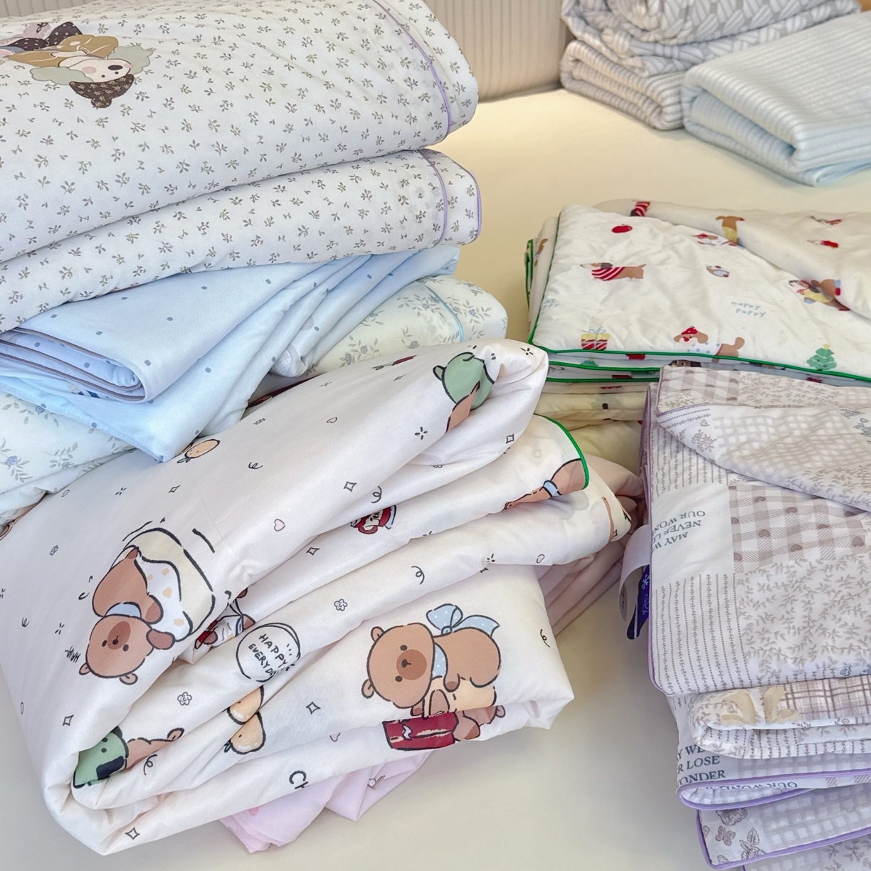 91家纺网 家纺一手货源 找家纺 （总）兜米家居 2026春夏新款A类冰激凌凉感夏被被子被芯