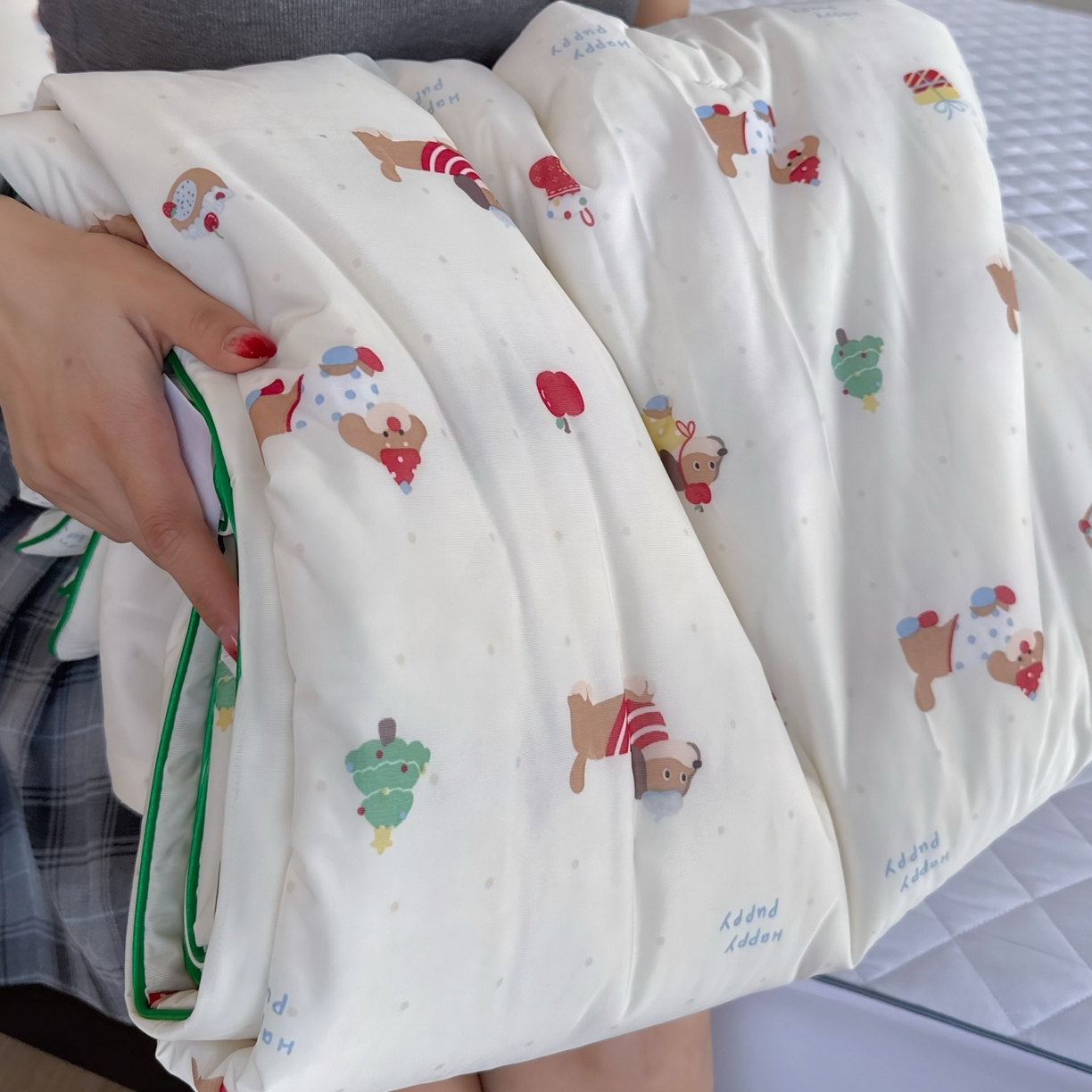 91家纺网 家纺一手货源 找家纺 （总）兜米家居 2026春夏新款A类冰激凌凉感夏被被子被芯