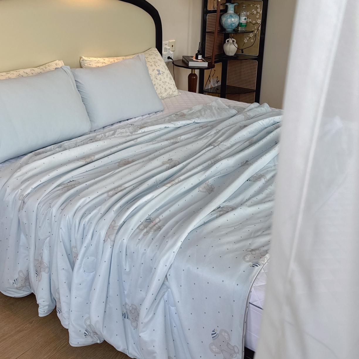 91家纺网 家纺一手货源 找家纺 （总）兜米家居 2026春夏新款A类冰激凌凉感夏被被子被芯