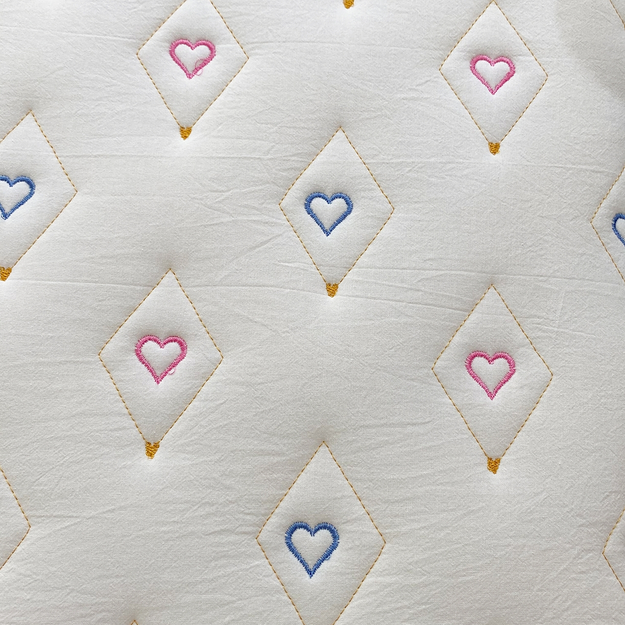 91家纺网 家纺一手货源 找家纺 尊康家纺（原磊科） 2026新款全棉水洗棉色织大豆棉床笠-心语系列 心语-珍珠白