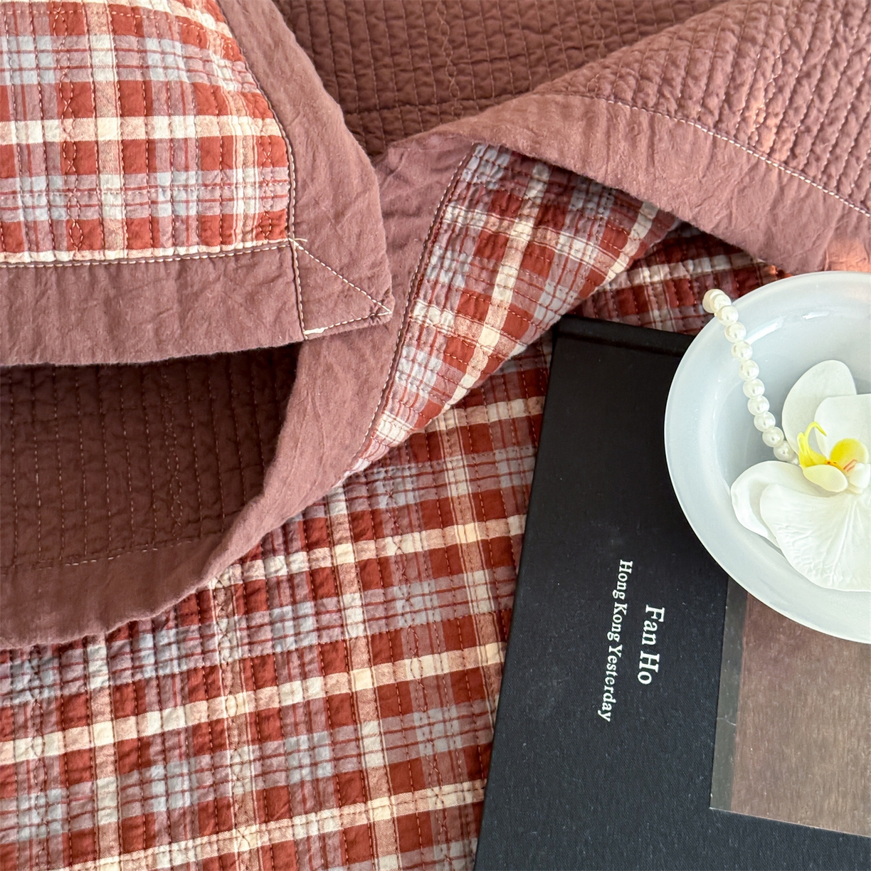 91家纺网 家纺一手货源 找家纺 床盖工厂店 2026新款双面水洗全棉填充新疆棉花床盖三件套-维尼系列 维尼红