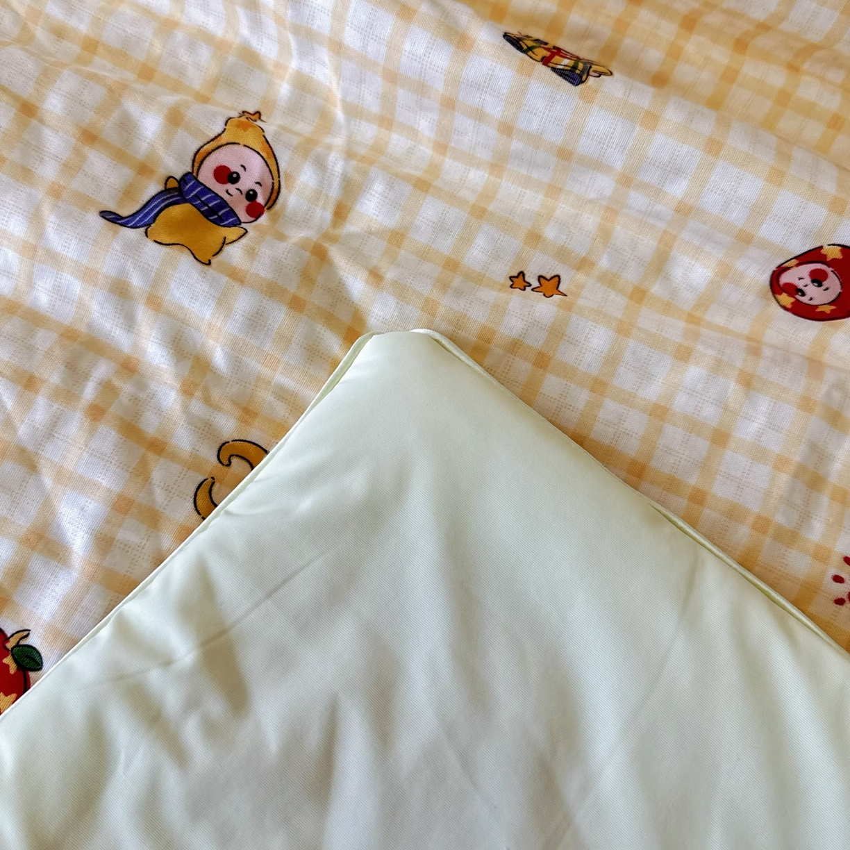 91家纺网 家纺一手货源 找家纺 兜米家居 2026春夏新款小红书热销款有氧全棉纯棉双层纱双感冰纱被夏凉被被子被芯 小星星