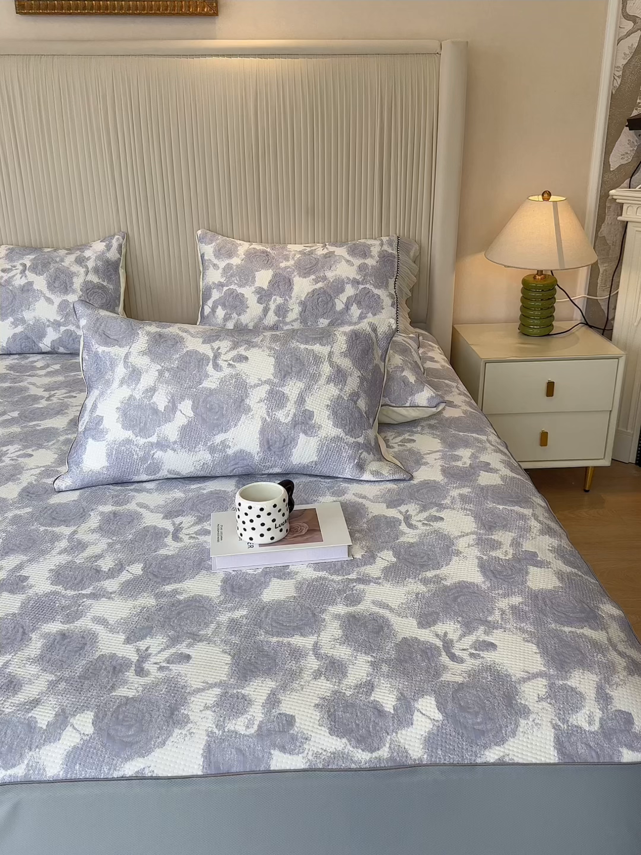 91家纺网 家纺一手货源 找家纺 （总）兜米家居 2026春夏新款韩国冷感科技PE软凉席垫三件套【床笠款】