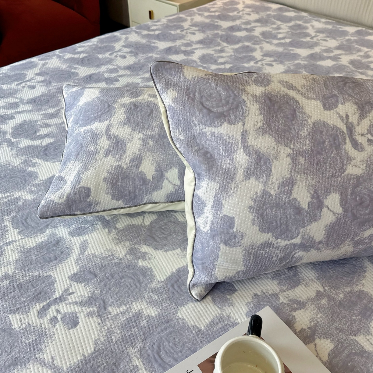 91家纺网 家纺一手货源 找家纺 （总）兜米家居 2026春夏新款韩国冷感科技PE软凉席垫三件套【床笠款】