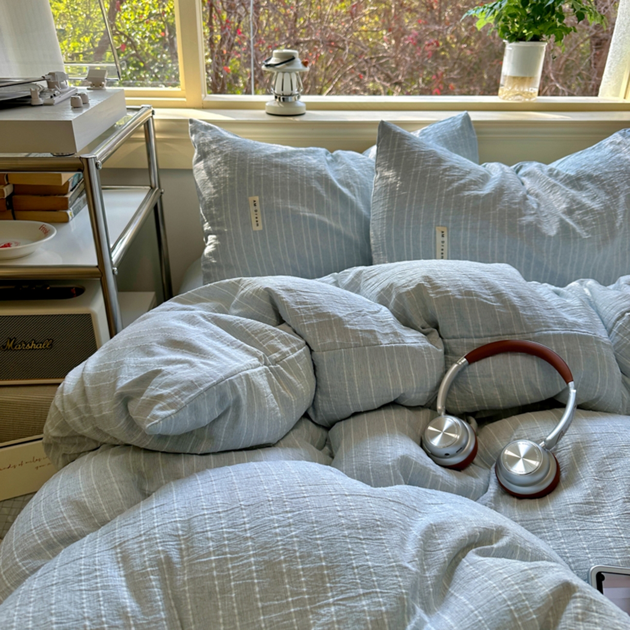 91家纺网 家纺一手货源 找家纺 阿曼达 2026新款简约素色亚麻风纯色无印四件套-素然 素然-中兰