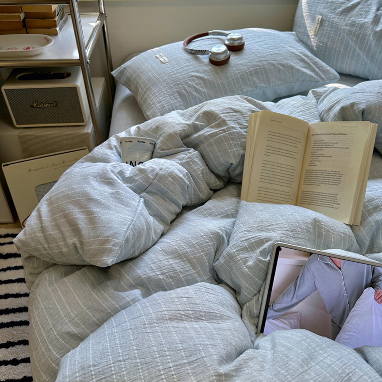 91家纺网 家纺一手货源 找家纺 阿曼达 2026新款简约素色亚麻风纯色无印四件套-素然 素然-中兰