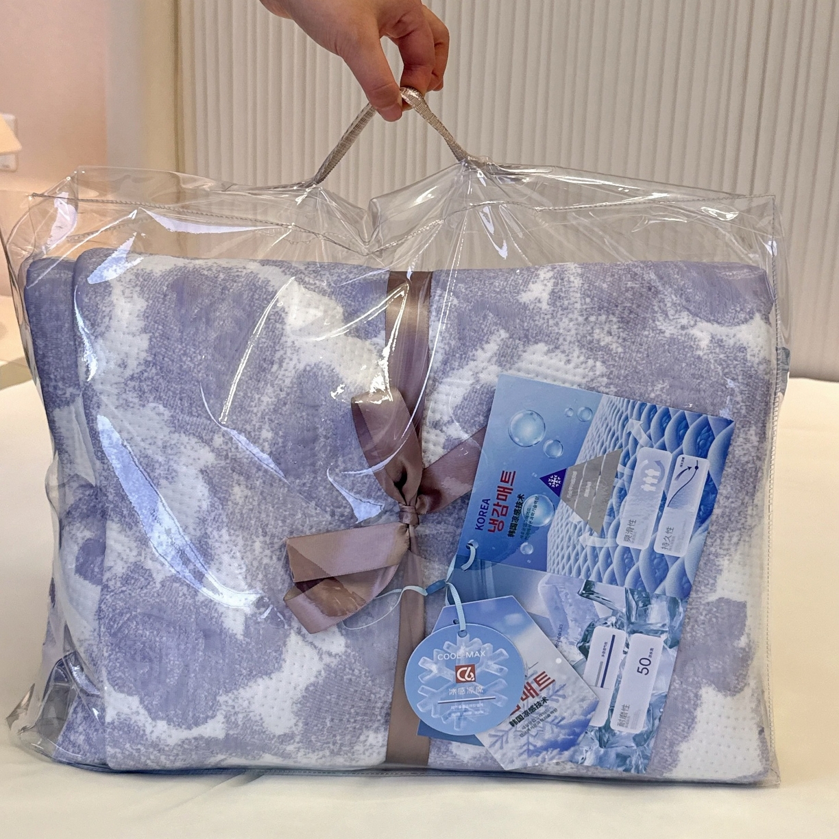 91家纺网 家纺一手货源 找家纺 （总）兜米家居 2026春夏新款韩国冷感科技PE软凉席垫【床裙款】