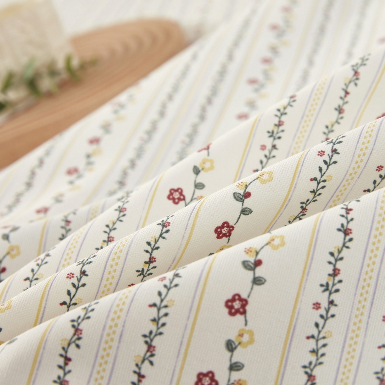 91家纺网 家纺一手货源 找家纺 美丽折家纺 2026春夏新款原棉老粗布单床单床单单件床单三件套 风雅玫瑰