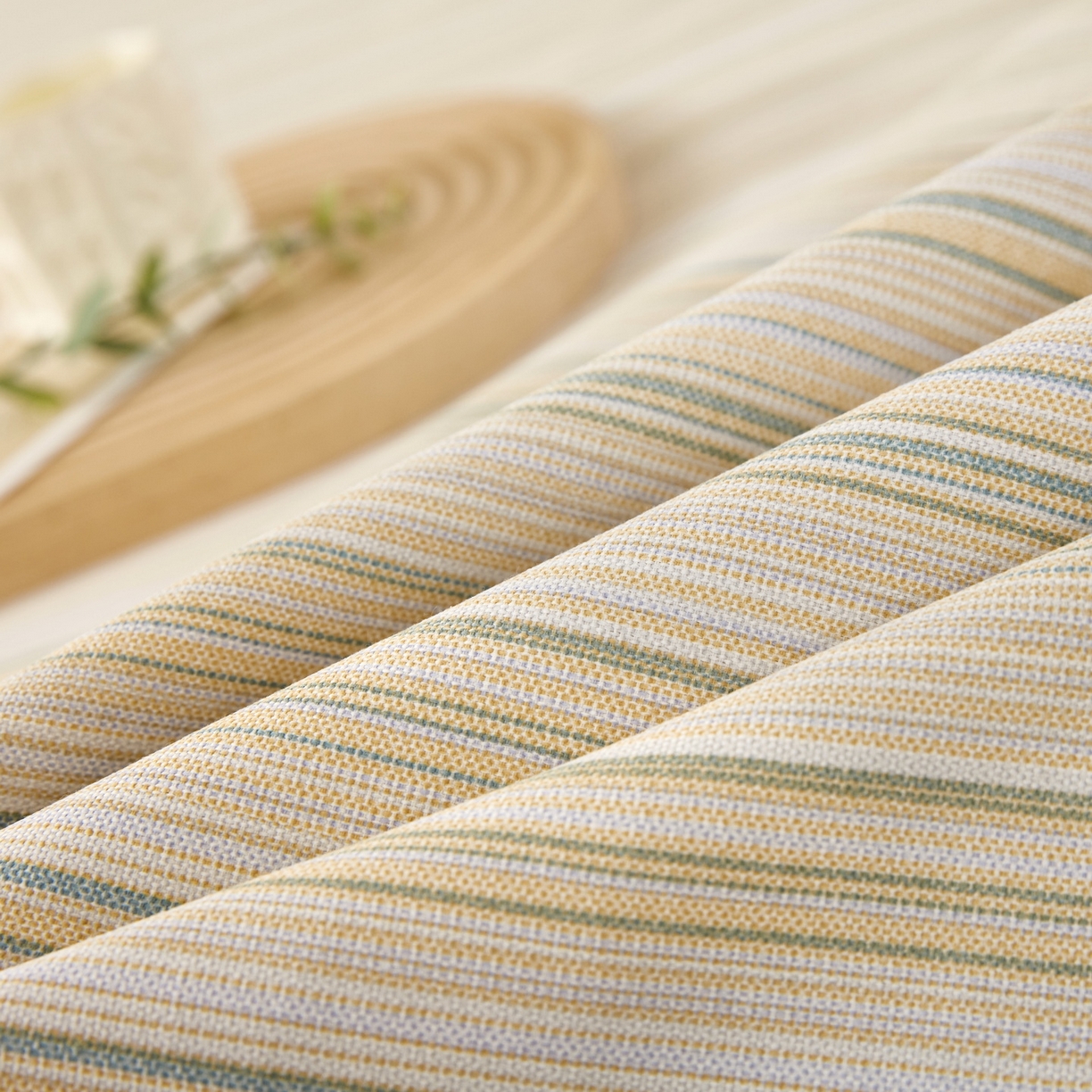 91家纺网 家纺一手货源 找家纺 美丽折家纺 2026春夏新款原棉老粗布单床单床单单件床单三件套 浅禾