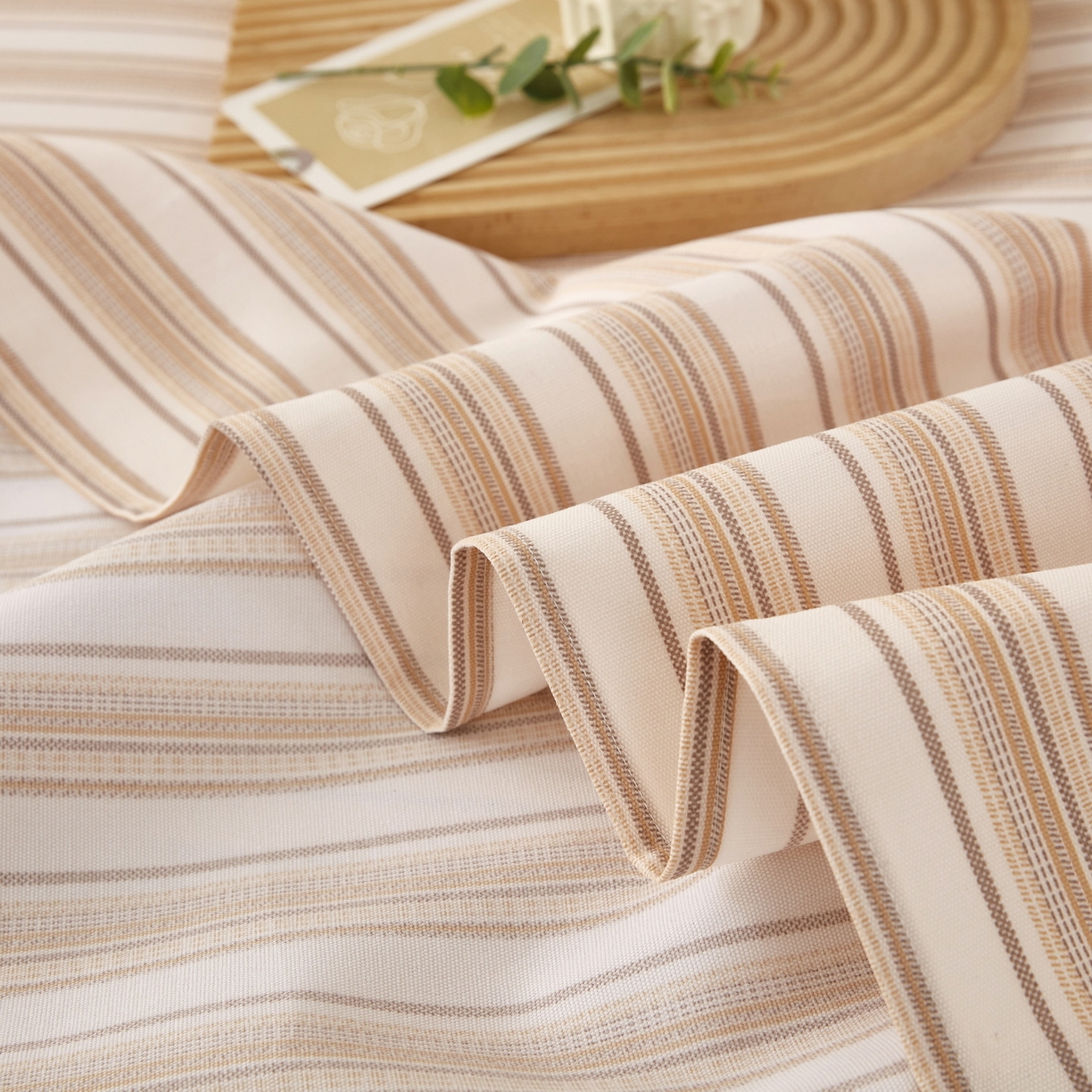 91家纺网 家纺一手货源 找家纺 美丽折家纺 2026春夏新款原棉老粗布单床单床单单件床单三件套 条纹-粉