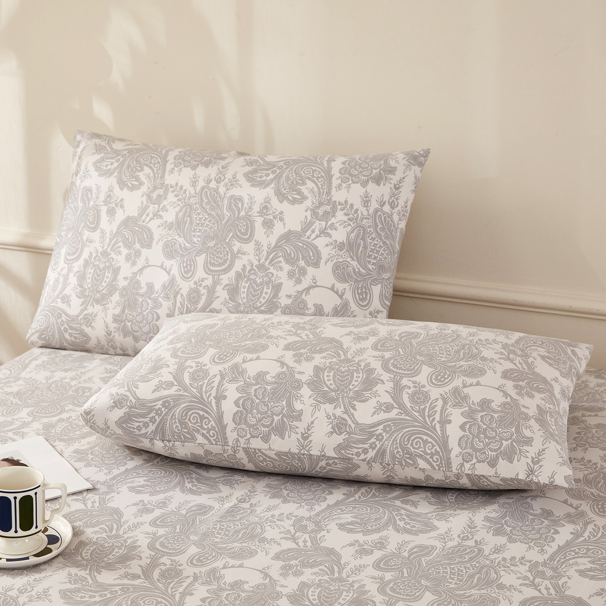 91家纺网 家纺一手货源 找家纺 美丽折家纺 2026春夏新款原棉老粗布单床单床单单件床单三件套 兰颂