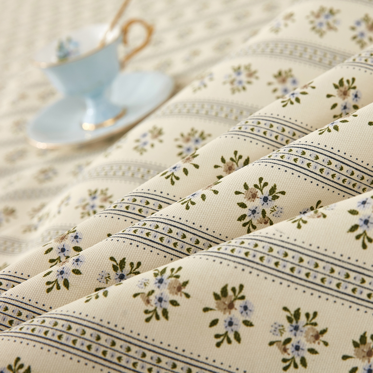 91家纺网 家纺一手货源 找家纺 美丽折家纺 2026春夏新款原棉老粗布单床单床单单件床单三件套 小兰花