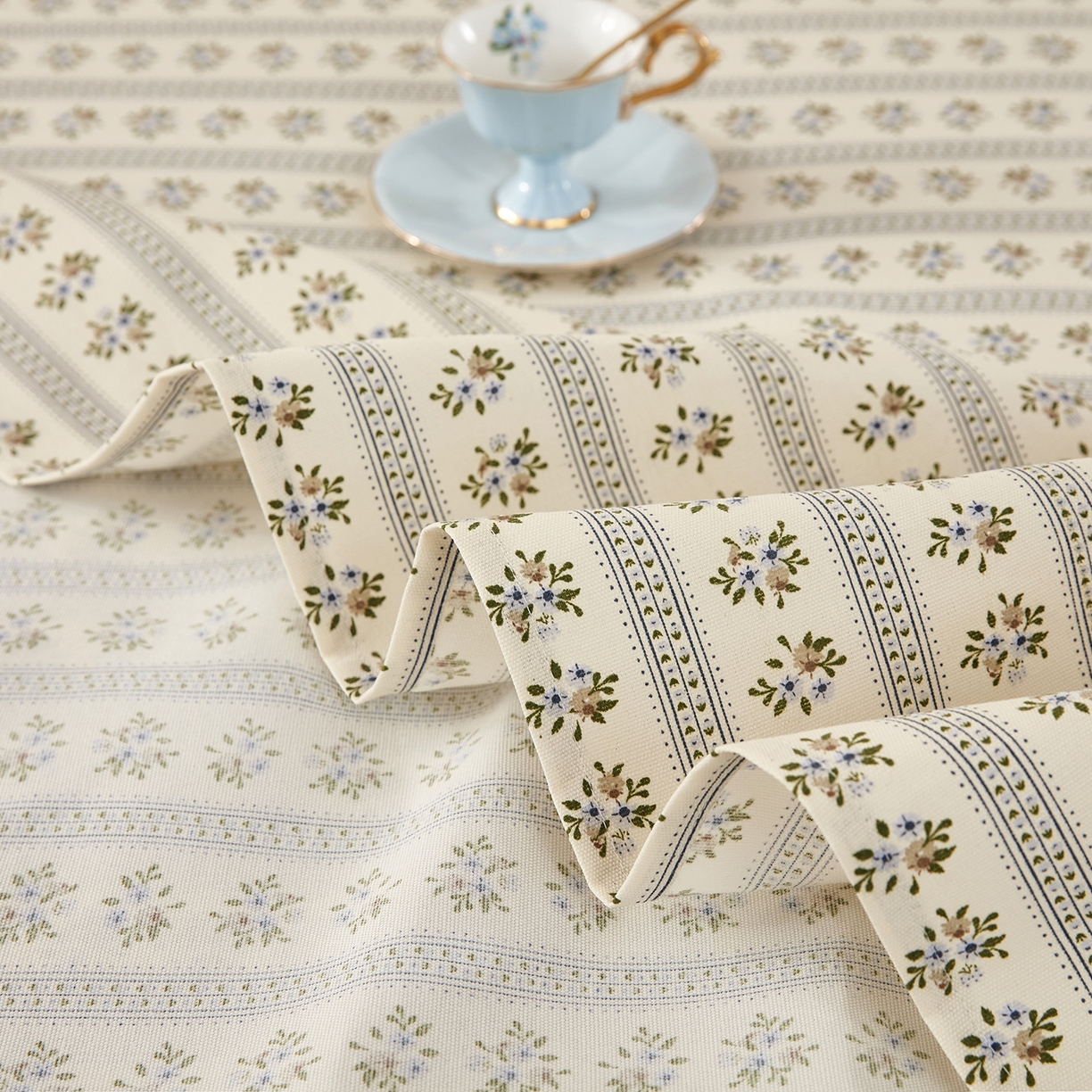 91家纺网 家纺一手货源 找家纺 美丽折家纺 2026春夏新款原棉老粗布单床单床单单件床单三件套 小兰花