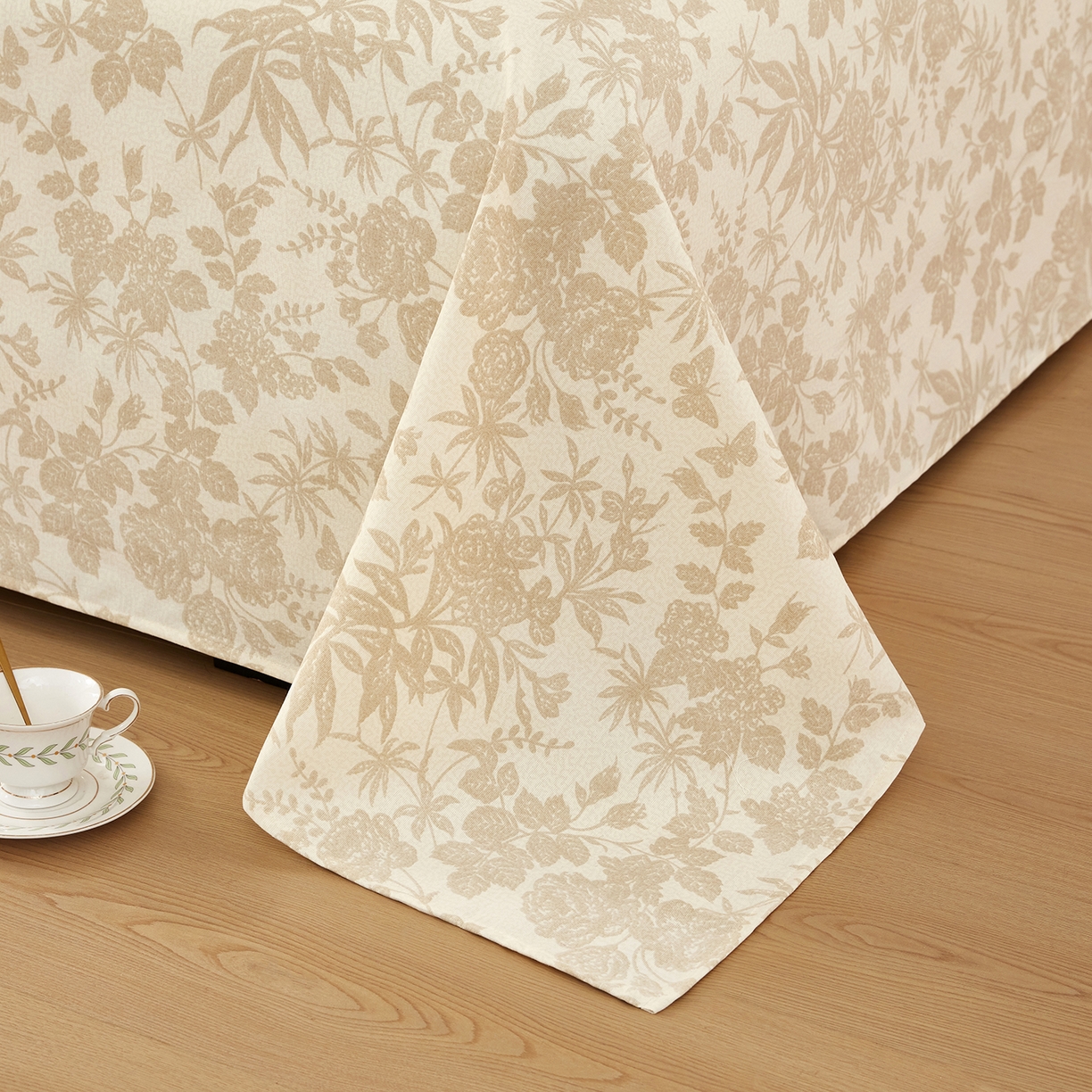 91家纺网 家纺一手货源 找家纺 美丽折家纺 2026春夏新款原棉老粗布单床单床单单件床单三件套 芳华