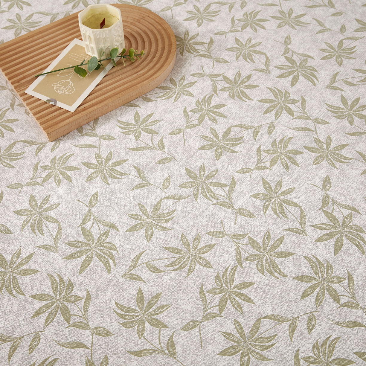 91家纺网 家纺一手货源 找家纺 美丽折家纺 2026春夏新款原棉老粗布单床单床单单件床单三件套 绿影