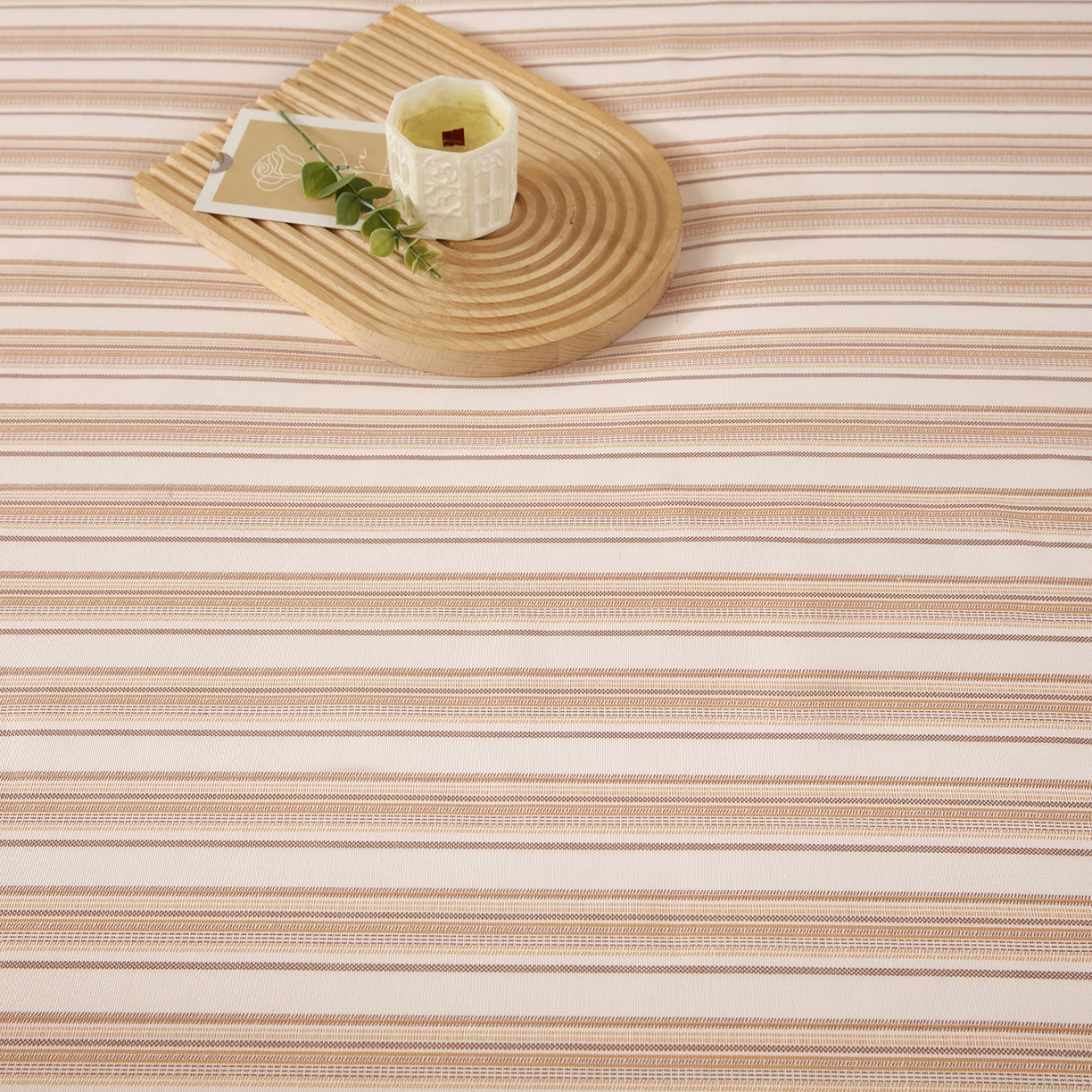 91家纺网 家纺一手货源 找家纺 美丽折家纺 2026春夏新款原棉老粗布单床单床单单件床单三件套 条纹-粉