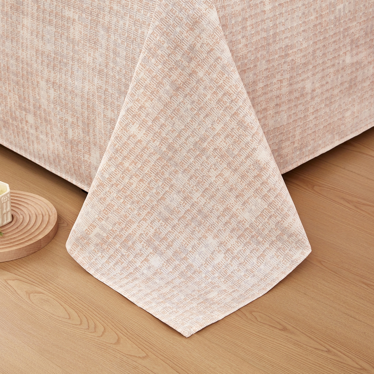 91家纺网 家纺一手货源 找家纺 美丽折家纺 2026春夏新款原棉老粗布单床单床单单件床单三件套 柔格