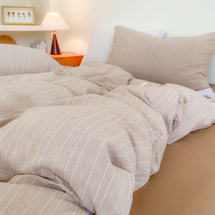 91家纺网 家纺一手货源 找家纺 （总）瑜珠家纺 2026新款水洗棉提花四件套-绵屿