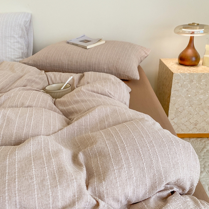 91家纺网 家纺一手货源 找家纺 （总）瑜珠家纺 2026新款水洗棉提花四件套-绵屿