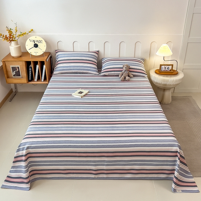 91家纺网 家纺一手货源 找家纺 芃成家纺 2026新款老粗布单床单 艾森