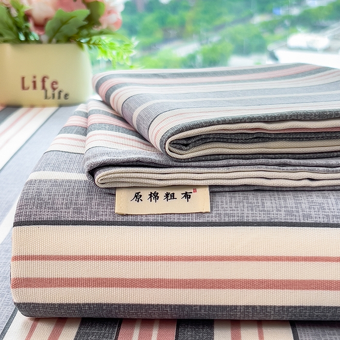 91家纺网 家纺一手货源 找家纺 芃成家纺 2026新款老粗布单床单 艾森