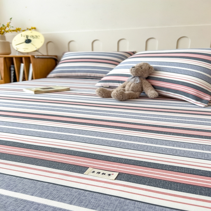 91家纺网 家纺一手货源 找家纺 芃成家纺 2026新款老粗布单床单 艾森