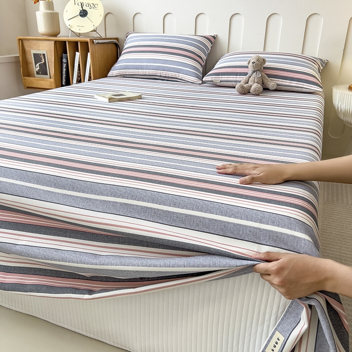 91家纺网 家纺一手货源 找家纺 芃成家纺 2026新款老粗布单床单 艾森