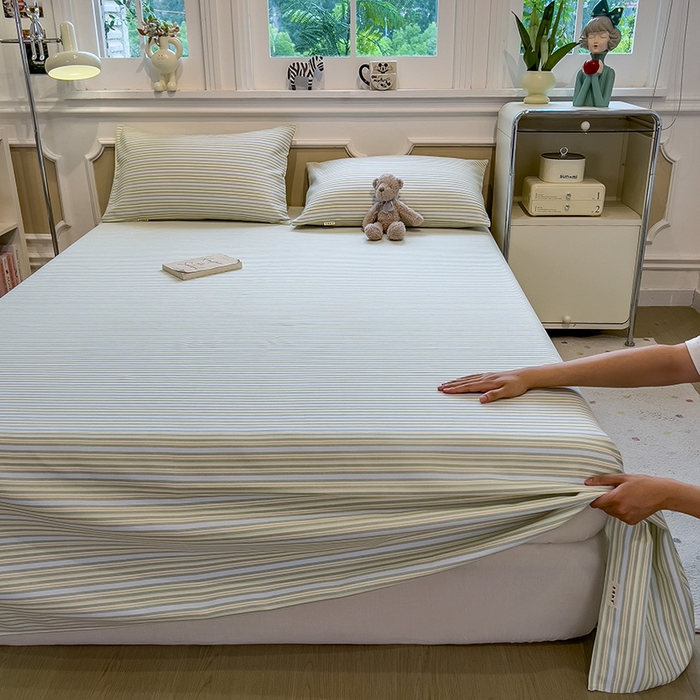 91家纺网 家纺一手货源 找家纺 芃成家纺 2026新款老粗布单床单 北望