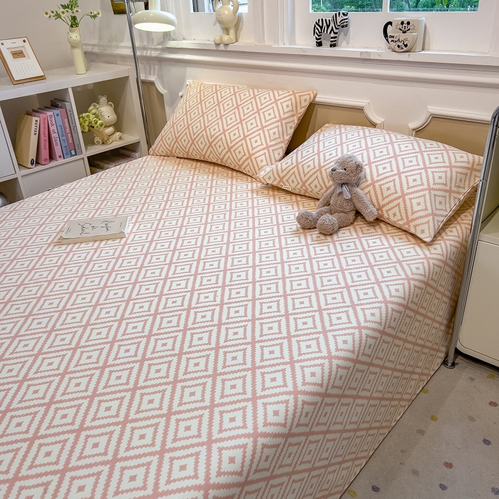 91家纺网 家纺一手货源 找家纺 芃成家纺 2026新款老粗布单床单 回忆