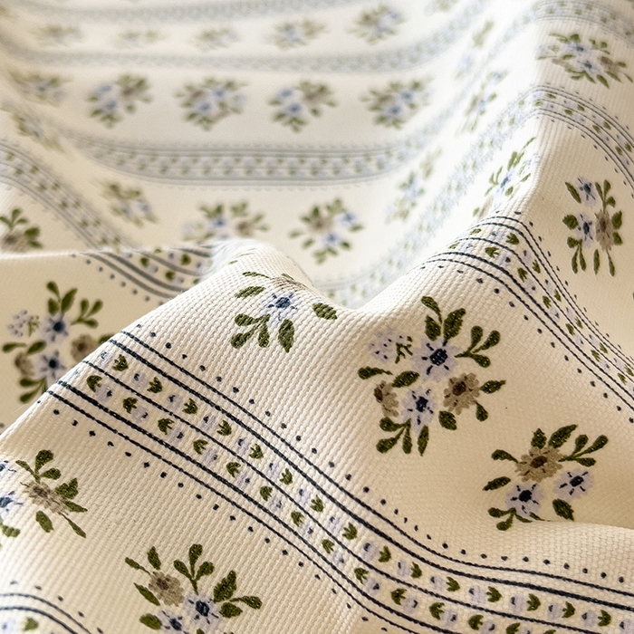 91家纺网 家纺一手货源 找家纺 芃成家纺 2026新款老粗布单床单 蓝色碎花