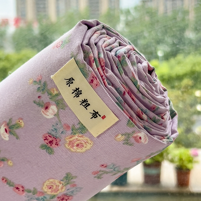 91家纺网 家纺一手货源 找家纺 芃成家纺 2026新款老粗布单床单 罗蔓