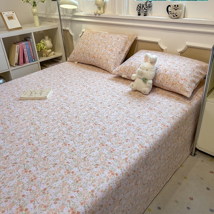 91家纺网 家纺一手货源 找家纺 芃成家纺 2026新款老粗布单床单 西西里