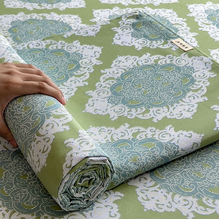 91家纺网 家纺一手货源 找家纺 芃成家纺 2026新款老粗布单床单 夏洛特