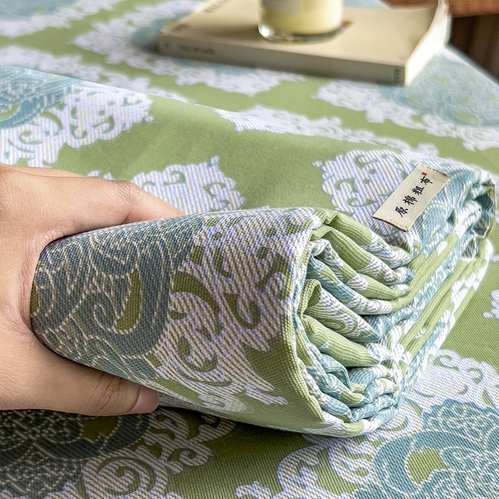 91家纺网 家纺一手货源 找家纺 芃成家纺 2026新款老粗布单床单 夏洛特