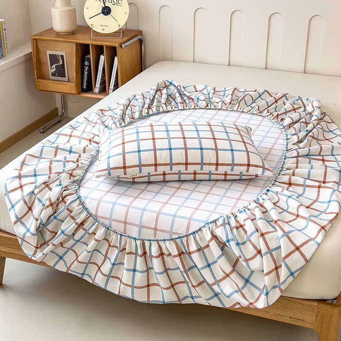 91家纺网 家纺一手货源 找家纺 （总）芃成家纺 2026新款老粗布单床笠