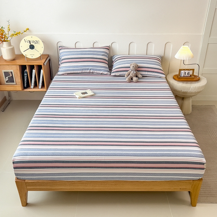 91家纺网 家纺一手货源 找家纺 芃成家纺 2026新款老粗布单床笠 艾森