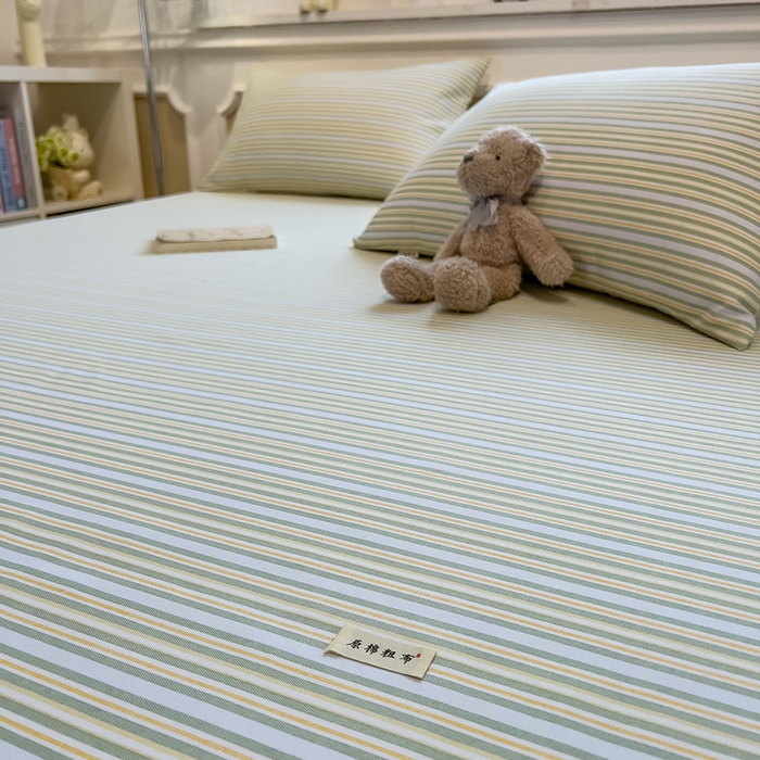 91家纺网 家纺一手货源 找家纺 芃成家纺 2026新款老粗布单床笠 北望