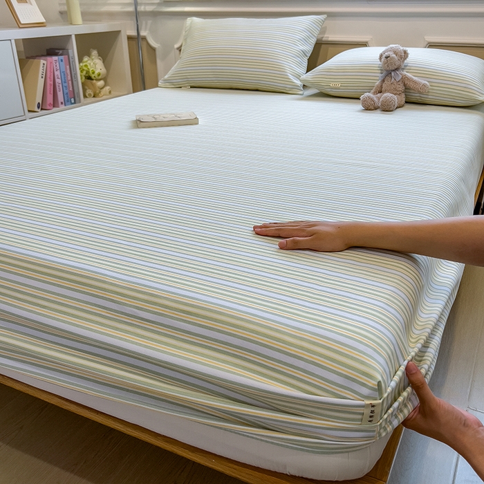 91家纺网 家纺一手货源 找家纺 芃成家纺 2026新款老粗布单床笠 北望