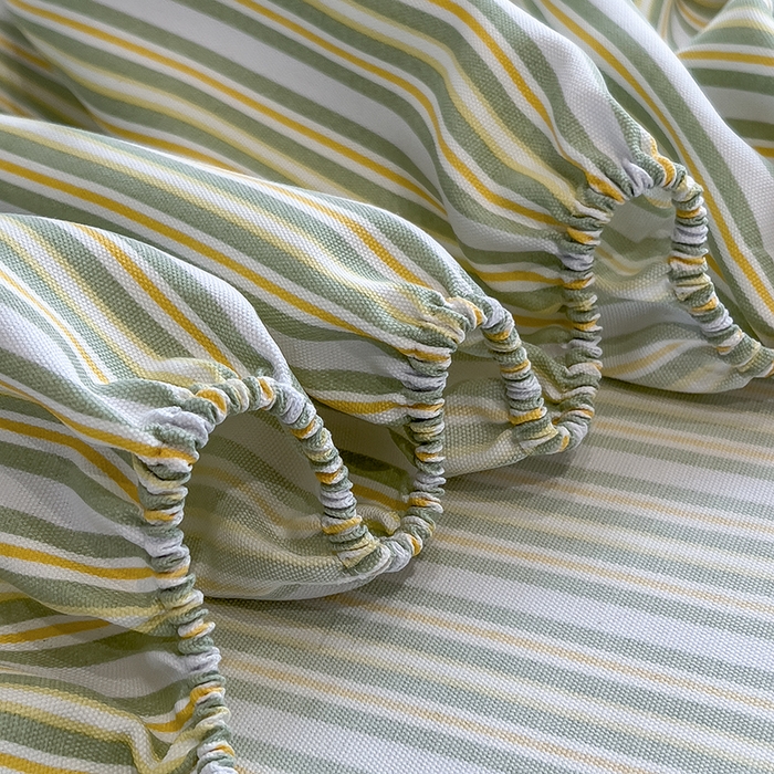 91家纺网 家纺一手货源 找家纺 芃成家纺 2026新款老粗布单床笠 北望