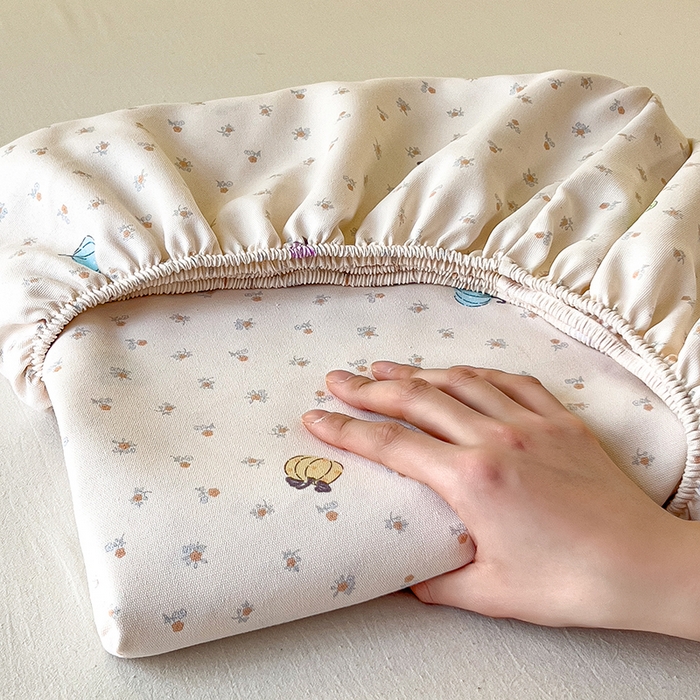 91家纺网 家纺一手货源 找家纺 芃成家纺 2026新款老粗布单床笠 彩色南瓜