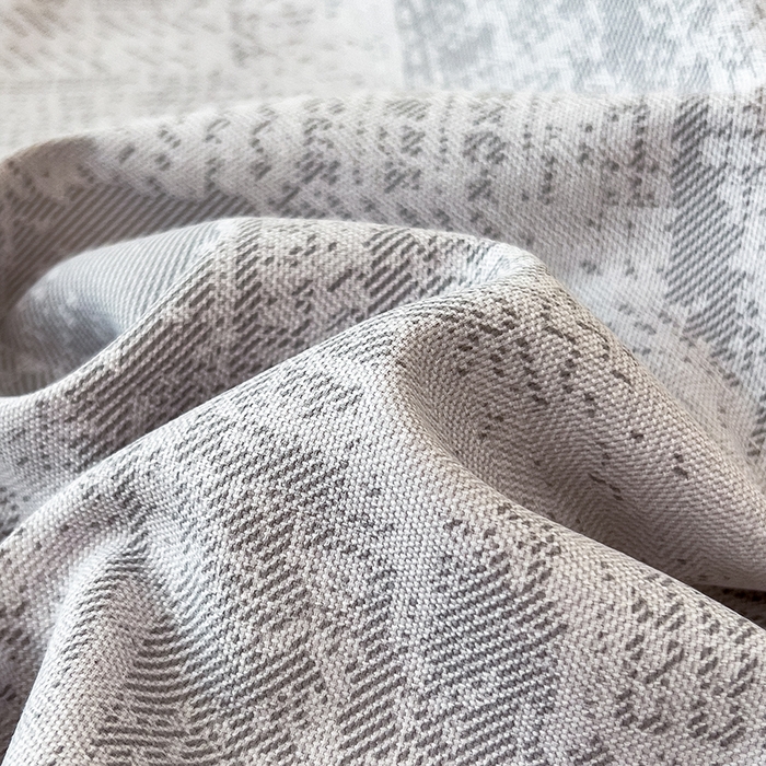 91家纺网 家纺一手货源 找家纺 芃成家纺 2026新款老粗布单床笠 凡克-灰