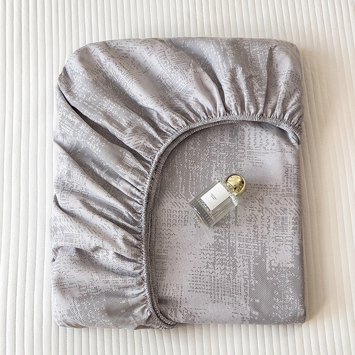 91家纺网 家纺一手货源 找家纺 芃成家纺 2026新款老粗布单床笠 凡克-灰