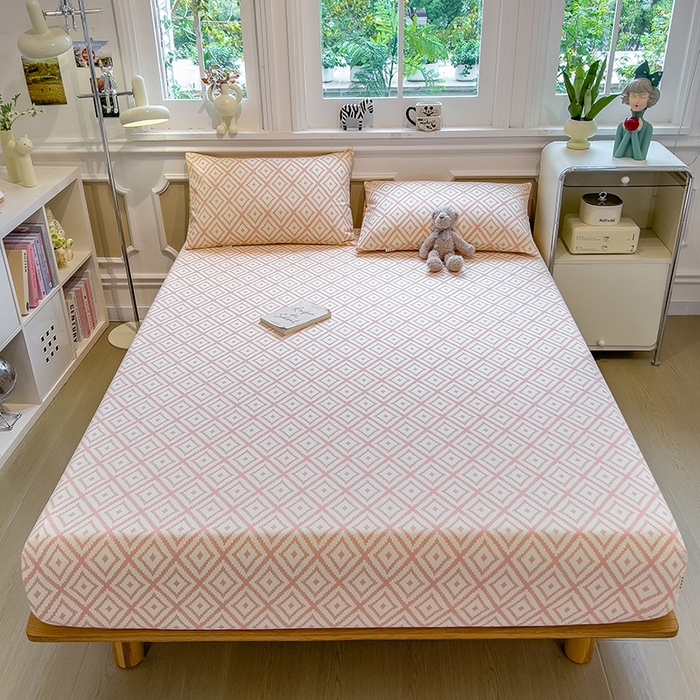 91家纺网 家纺一手货源 找家纺 芃成家纺 2026新款老粗布单床笠 回忆